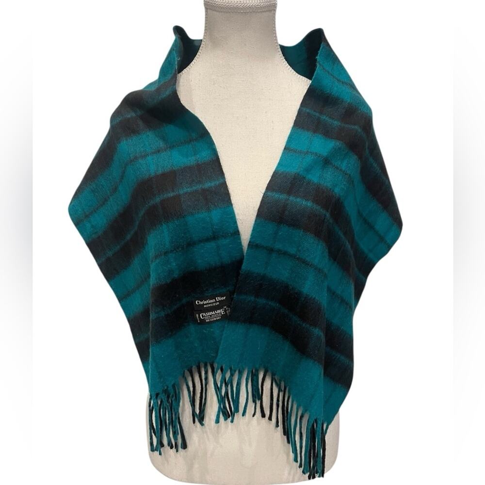 Christian Dior Vintage Cashmere Checkered Scarf
Size: ONE SIZE
